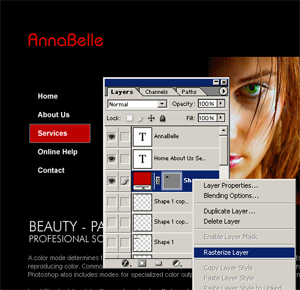 button background rasterize